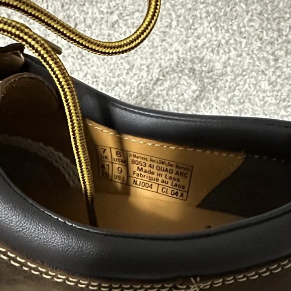 Dr. Martens Dark Brown Leather Oxfords - Picture 4 of 4